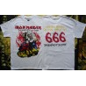 Iron Maiden The Number of the Beast 666 40th Anniversary Official T-Shirt Free Shipping !