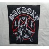 Bathory Goat 666 Black Metal Backpatch Giant BackPatch Patch Rückenaufnäher Aufnäher Ltd