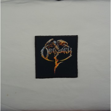 Obituary Logo Dragon Patch Backpatch Rückenaufnäher Aufnäher Florida Death Metal