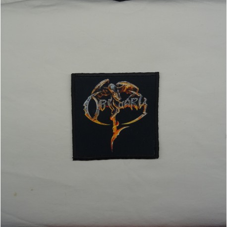 Obituary Logo Dragon Patch Backpatch Rückenaufnäher Aufnäher Florida Death Metal