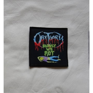 Obituary Slowly We Rot Patch Backpatch Rückenaufnäher Aufnäher Florida Death Metal