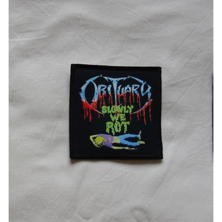 Obituary Slowly We Rot Patch Backpatch Rückenaufnäher Aufnäher Florida Death Metal