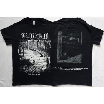 Burzum Hvis Lyset Tar Oss Official T-Shirt Black Metal a∴a∴ Varg Vikernes Count Grishnackh