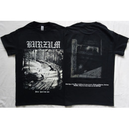 Burzum Hvis Lyset Tar Oss Official T-Shirt Black Metal a∴a∴ Varg Vikernes Count Grishnackh