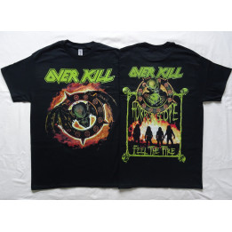 Overkill Horrorscope/Feel The Fire Official T-Shirt Legend Thrash Metal 