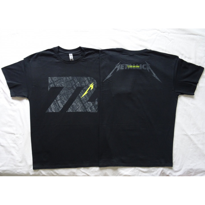 Metallica 72 Seasons Charred Logo M72 Official T-Shirt