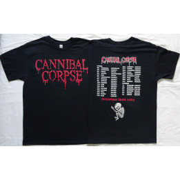 Cannibal Corpse Eaten Back To Life European Tour 1992 Death Metal 