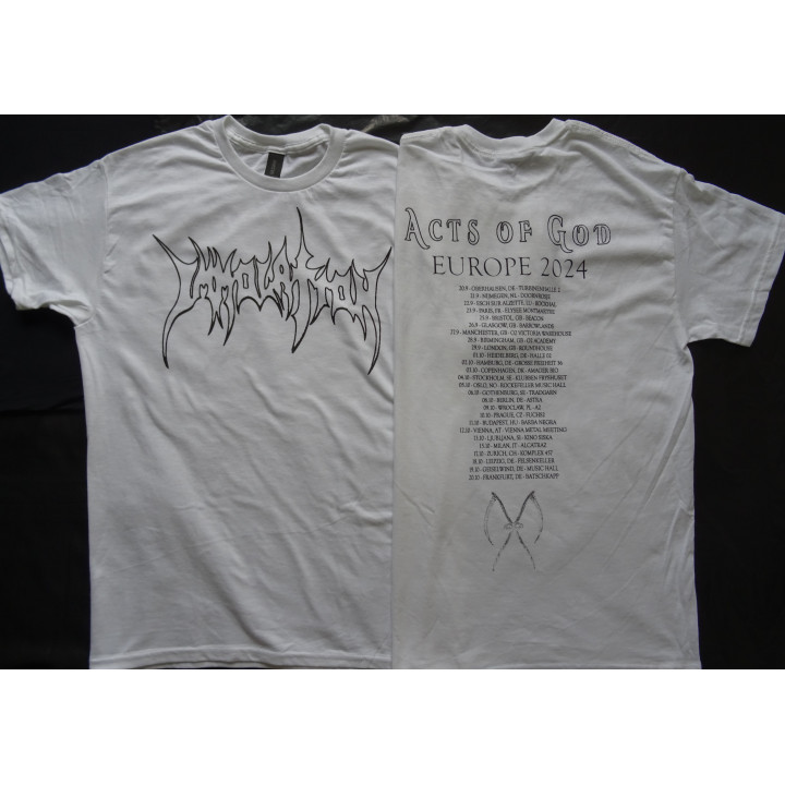 Immolation Acts of God Europe Tour 2024 Death Metal Free Shipping
