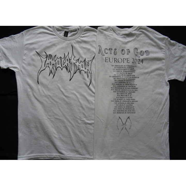 Immolation Acts of God Europe Tour 2024 Death Metal Free Shipping