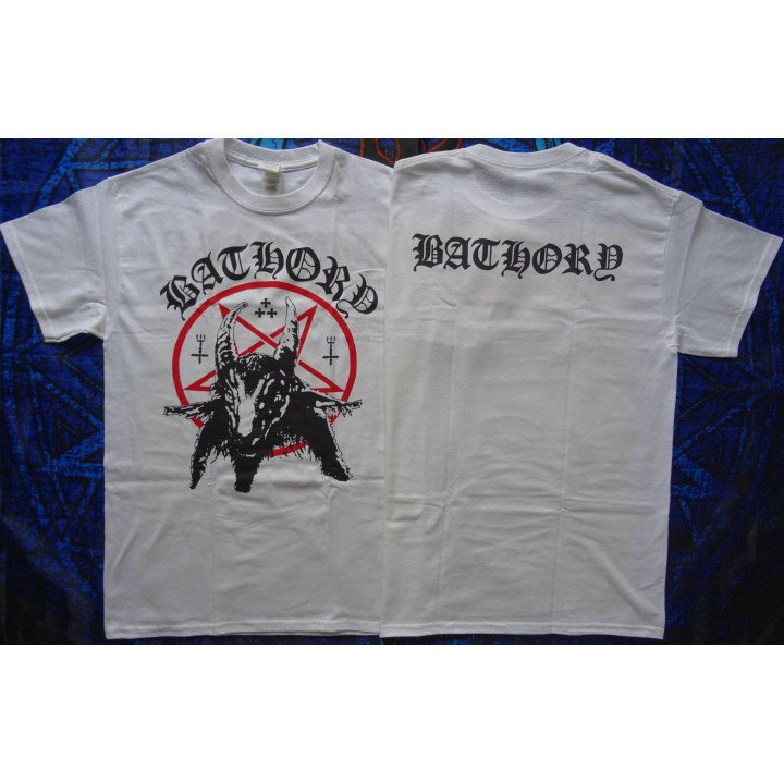 Bathory Goat Hordes Free Shipping Official T-Shirt Quorthon Seth Legend of Black Metal REAL PHOTO ! (NO PHOTO SHOP !)