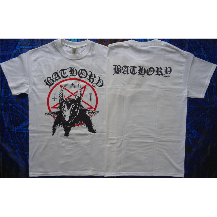Bathory Goat Hordes Free Shipping Official T-Shirt Quorthon Seth Legend of Black Metal REAL PHOTO ! (NO PHOTO SHOP !)