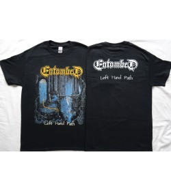 Entombed Left Hand Path Official T-Shirt Classic Swedish Old Death Metal Original Official Merchandise Free Shipping 