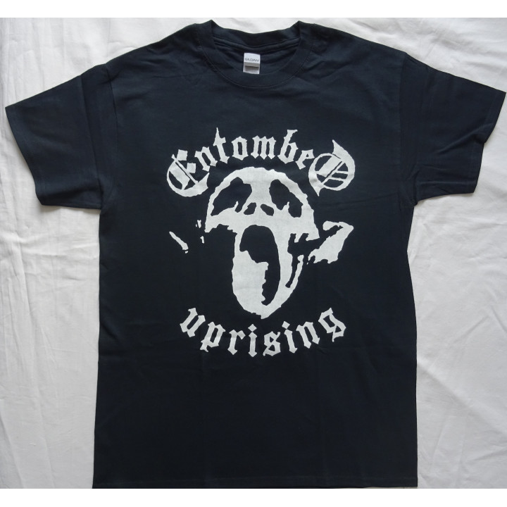 Entombed Uprising Official T-Shirt Classic Swedish Old Death Metal Original Official Merchandise Free Shipping