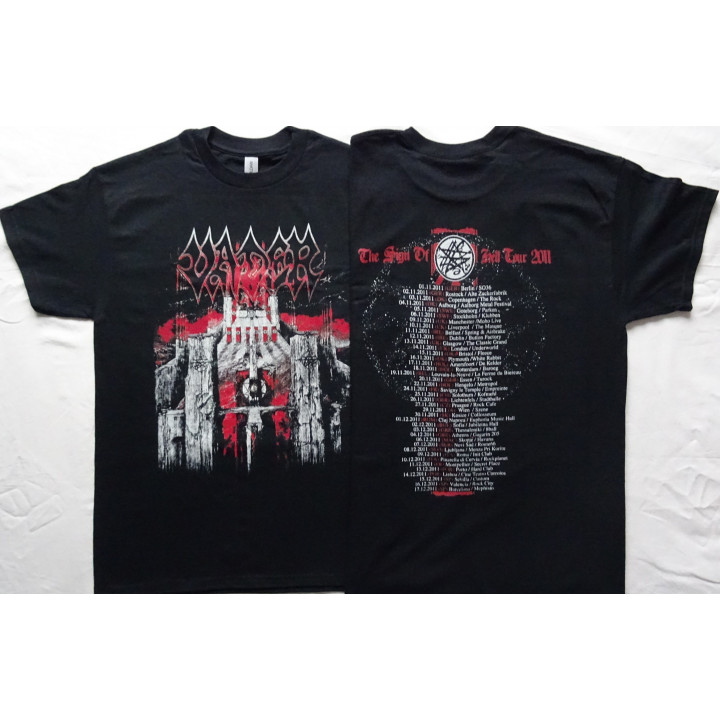 Vader The Sign Of Hell Tour 2011 T-Shirt Welcome To The Morbid Reich Unique T-Shirt Death Metal 