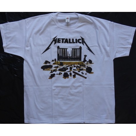 Metallica 72 Seasons M72 Free Shipping White Official T-Shirt Real Photo 