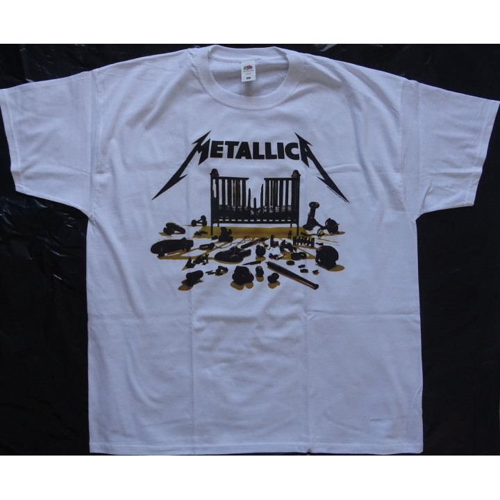 Metallica 72 Seasons M72 Free Shipping White Official T-Shirt Real Photo 