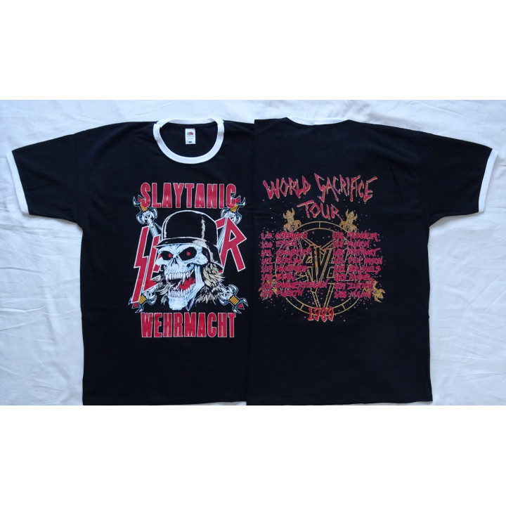 Slayer Slaytanic Wehrmacht Free Shipping World Sacrifice Tour 1989 Angel of Death Regin in Blood South of Heaven Thrash Metal 