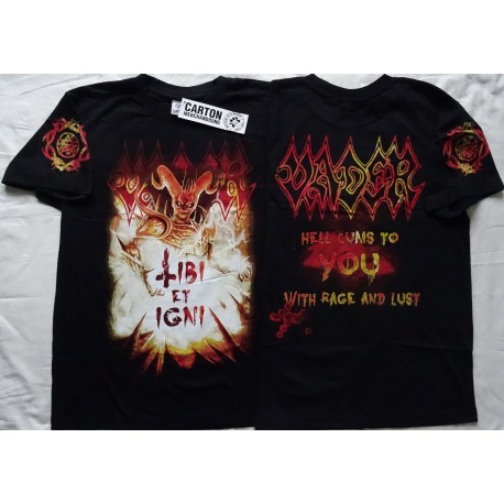 Vader Tibi et Igni Free Shipping Official T-Shirt Hell Cums to You with Rage and Lust