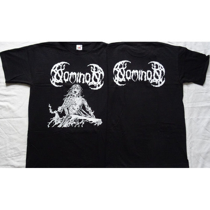 Nominon Free Shipping Remnants of a Diabolical History Official T-Shirt Death Metal Free Shipping  