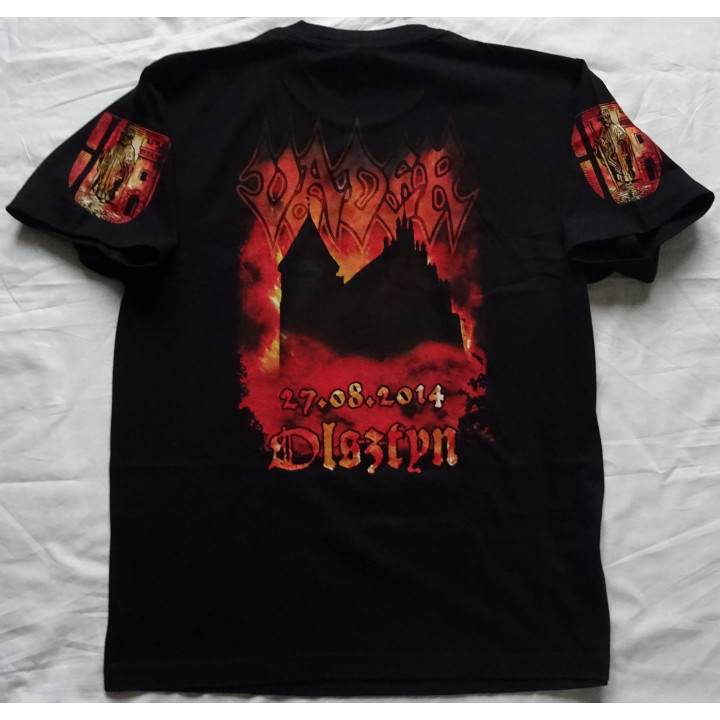 Vader Blitz Tour Free Shipping Warmia is Burning 27.08.2014. Olsztyn Tibi et igni Tour Official T-Shirt Unique 