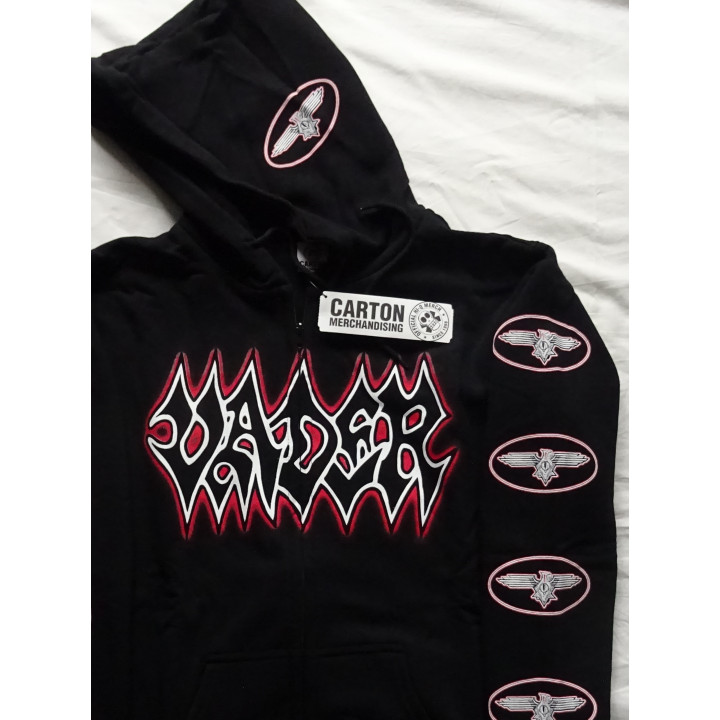 Vader Morbid Reich Official Original Zipper Hoodie Offizieller Kapuzenpullover mit Reißverschluss Death Metal 