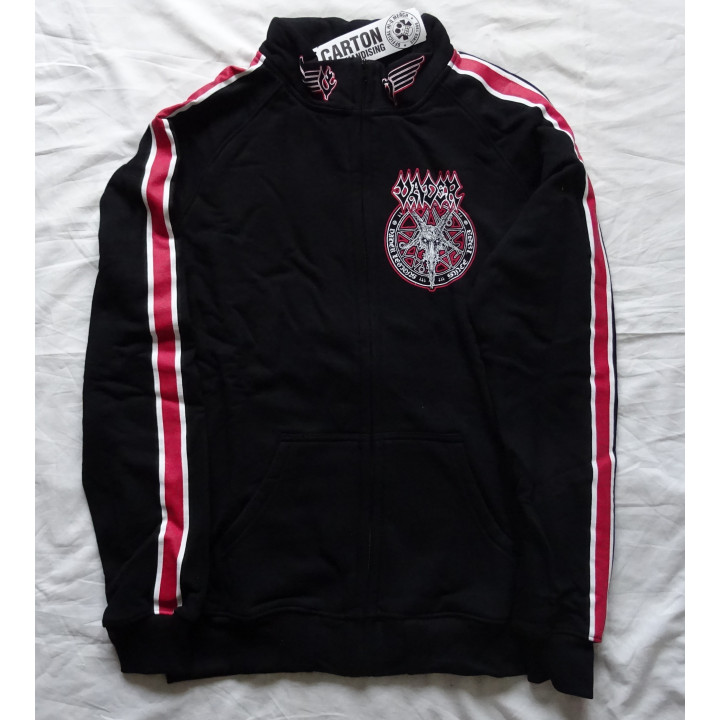 Vader Legions 666 Since 1983 Official Sweatshirt Zipped Stand-up Collar Zipper Offizieller Sweatshirt Reißverschluss Stehkragen