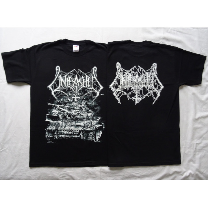 Unleashed Rapid Fire Free Shipping Official T-Shirt Hammer Battalion Death Metal
