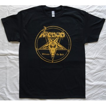 Venom Welcome To Hell Official T-Shirt Old School Black Metal