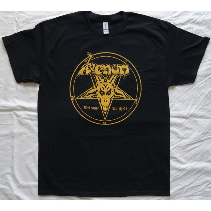 Venom Welcome To Hell Official T-Shirt Old School Black Metal