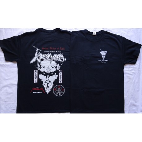 Venom Seven Dates of Hell Tour 1984 Guests Metallica Kill &#039;Em All