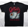 Obituary Cause Of Death Official Original T-Shirt Death Metal