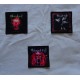 Morgoth Patch Set Resurrection Absurd, The Eternal Fall, Cursed+Free Patch Odium Backpatch Rückenaufnäher Aufnäher Death Metal