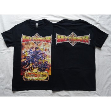 Bolt Thrower Realm of Chaos Slaves to Darkness T-Shirt Old School Death Metal Grind Core