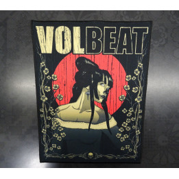 Volbeat Real Photo Backpatch Lola Montez Giant Back Patch Rückenaufnäher Aufnäher