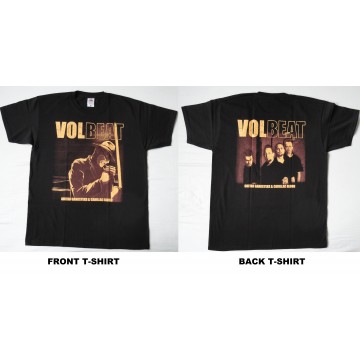 Volbeat T-Shirt Free Shipping Guitar Gangsters & Cadillac Blood Official Original T-Shirt REAL PHOTO ! (NO PHOTO SHOP)