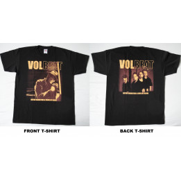 Volbeat T-Shirt Free Shipping Guitar Gangsters & Cadillac Blood Official Original T-Shirt REAL PHOTO ! (NO PHOTO SHOP)