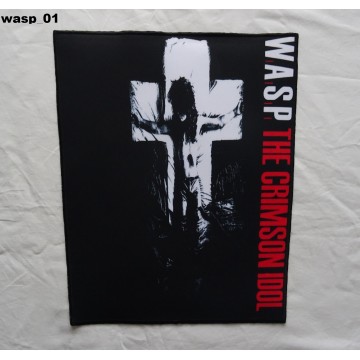 W.A.S.P.  WASP  Backpatch Giant Back Patch Rückenaufnäher Aufnäher