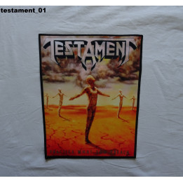 Testament Backpatch Giant Patch Thrash Metal Rückenaufnäher Aufnäher