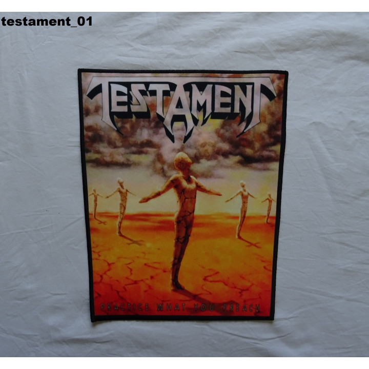 Testament Backpatch Giant Patch Thrash Metal Rückenaufnäher Aufnäher