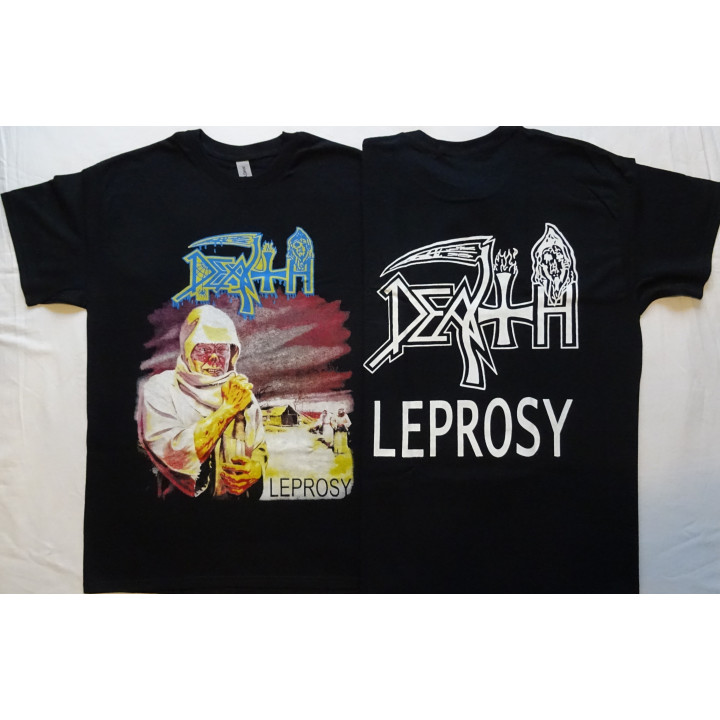 Death Leprosy Official T-Shirt Chuck Schuldiner Legend Classic Old Death Metal REAL PHOTO! NO PHOTO SHOP