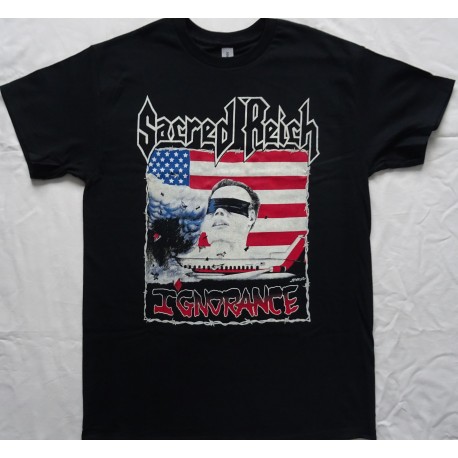  Sacred Reich Ignorance Official T-Shirt Real Photo Classic Old Thrash Metal