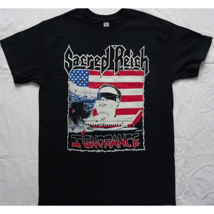 Sacred Reich Ignorance Official T-Shirt Classic Old Thrash Metal Real Photo