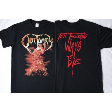 Obituary Ten Thousand Ways To Die Official T-Shirt