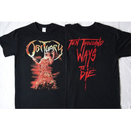 Obituary Ten Thousand Ways To Die Official T-Shirt