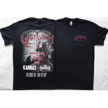 Obituary Barely Alive in Japan Tour 2024 T-Shirt Dying Of Everything