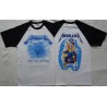 Metallica Ride the Lightning Official Original Baseball T-Shirt Classic Thrash Metal REAL PHOTO ! (NO PHOTO SHOP !)