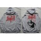 Death Scream Bloody Gore Official Gray Hooded Sweat (No Zip) Classic Death Metal Cult Legend Album 1987 Death Metal 