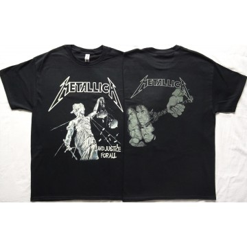 Metallica And Justice for All Official T-Shirt Thrash Metal Classic