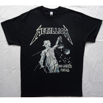 Metallica And Justice for All Official T-Shirt Thrash Metal Classic Free Shipping