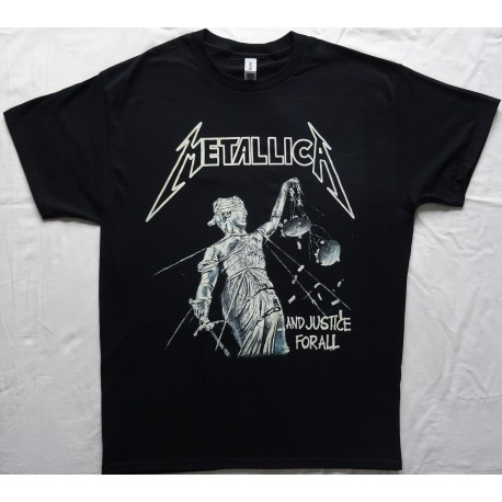 Metallica And Justice for All Official T-Shirt Thrash Metal Classic Free Shipping